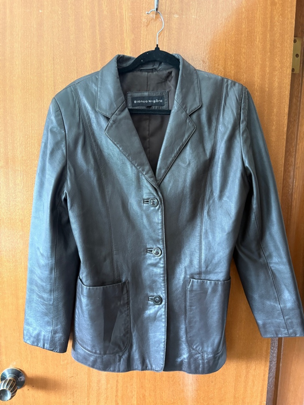 Espresso Brown Leather Jacket